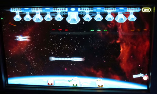 Play some games while you wait for Space Mountain.