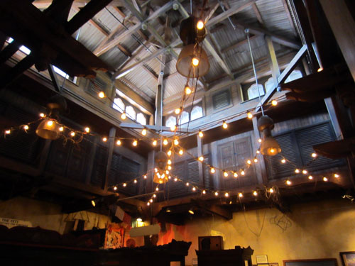 The Yeti museum is filled with detail.