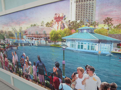Disney Springs Concept Art - great water views.
