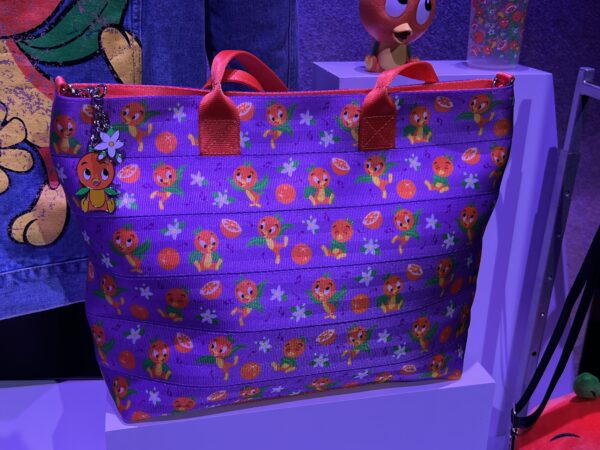 Harvey's tote bag with Orange Bird print.