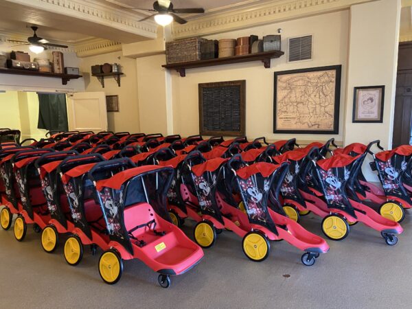 You will start to see a lot of these strollers around Disney World.  Photo credits (C) Disney Enterprises, Inc. All Rights Reserved 