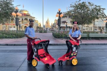 New Mickey-themed strollers! Photo credits (C) Disney Enterprises, Inc. All Rights Reserved