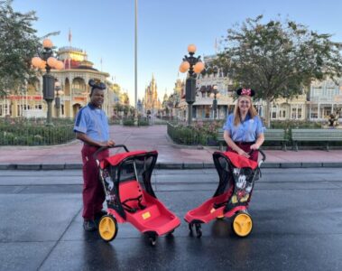 New Mickey-themed strollers! Photo credits (C) Disney Enterprises, Inc. All Rights Reserved
