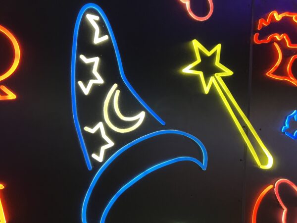 What says magic better than Mickey's sorcerer's hat and a magic wand?