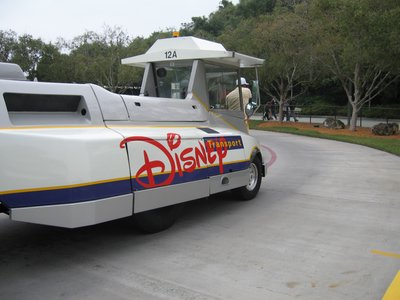 Disney Tram Transportation
