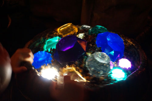 Gems shine brightly early in the day.