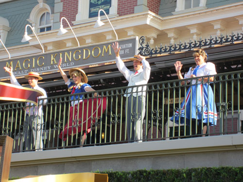 The Magic Kingdom Welcome Ceremony is great!