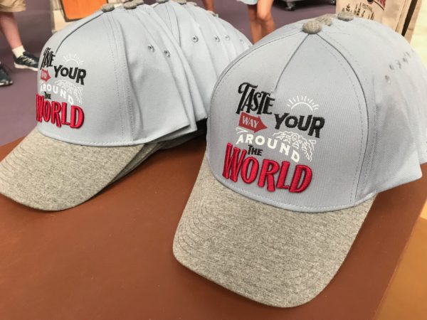Taste your way around the world baseball hat.