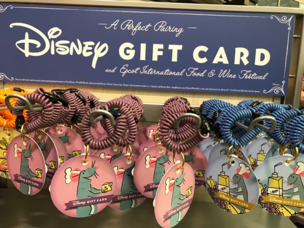 Food and Wine gift cards featuring Remy.