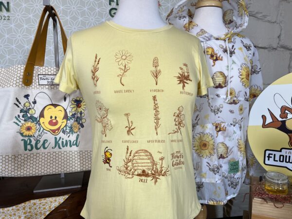 Spike The Bee Shirt With Flower Drawings