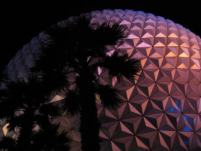 Epcot at night