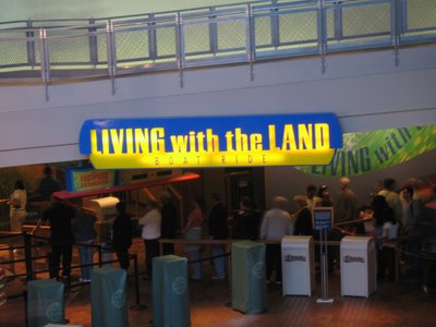 Entrance to Epcot's Living With The Land boat ride.