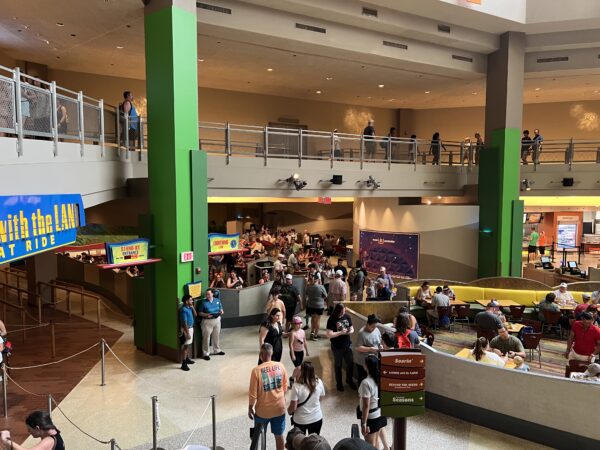 Annual Passholder Lounge, located on the lower level of the Land Pavilion. 