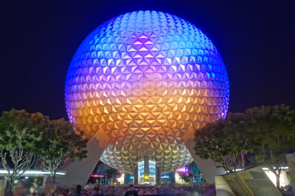 Spaceship Earth is awesome inside and out.