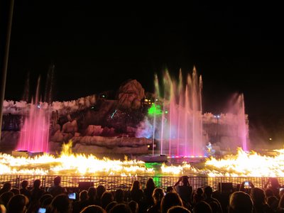 Some parts of Fantasmic can be very intense.