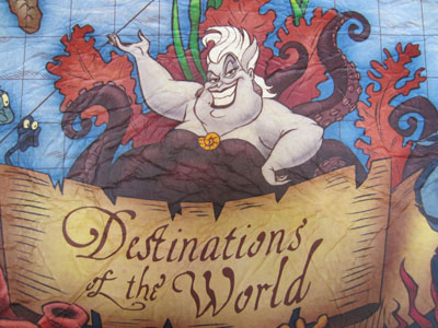 Ursula is hawking the destinations of the world!