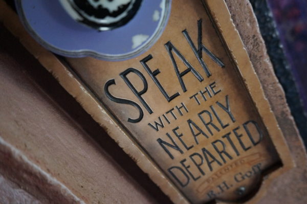 The interactive queue is a lot of fun... you can speak to the "nearly departed"!