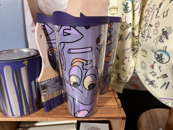 Figment will watch over your favorite beverage.