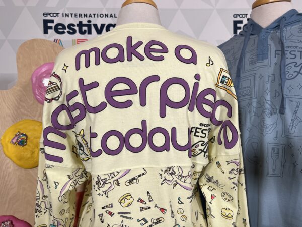 Bold festival shirt.