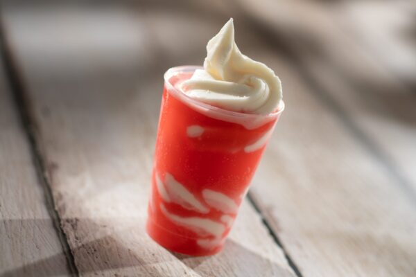 Yuletide Float: Fireball Cinnamon Whisky and Barq’s Red Creme Soda with apple-cinnamon soft-serve