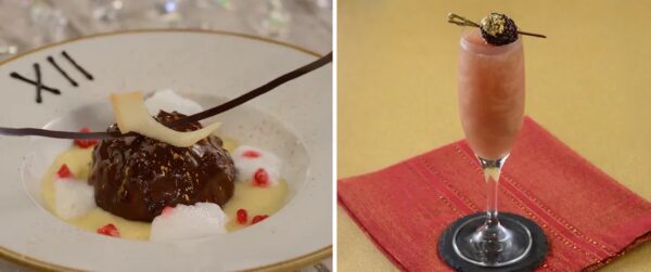 Filet of Beef & Pil-Pil Prawns. Moondust beverage. Photo Credit © Disney Enterprises, Inc. All Rights Reserved.