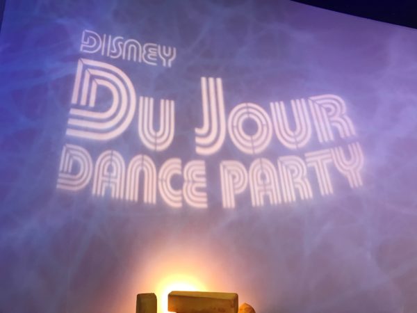 Disney du Jour Dance party features a DJ or Live Entertainment!