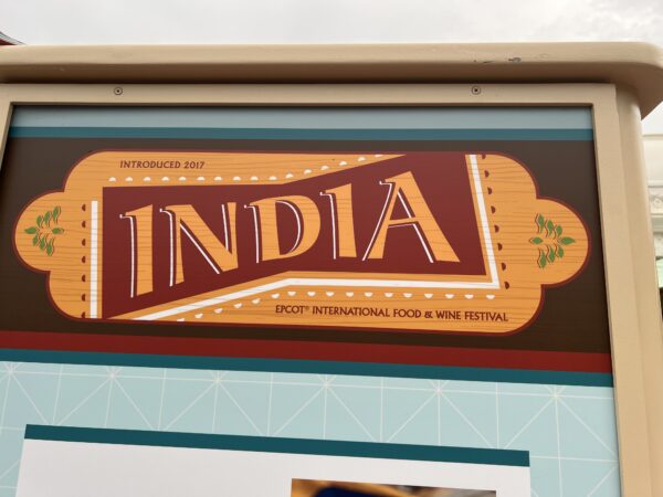 Fried paneer at the India food booth.