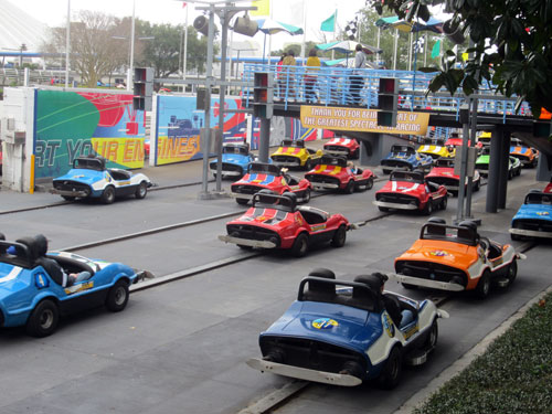 Traffic jams and exhaust fumes? That's a recipe for fun for little ones!