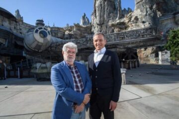 George Lucas and Disney CEO Bob Iger. Photo Credit © Disney Enterprises, Inc. All Rights Reserved.