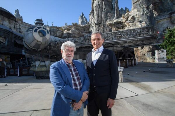 George Lucas and Disney CEO Bob Iger. Photo Credit © Disney Enterprises, Inc. All Rights Reserved.