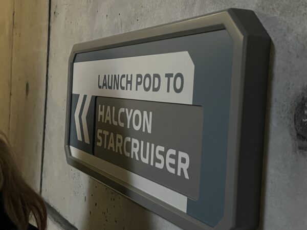 You take a launch pad from earth to the Halcyon.