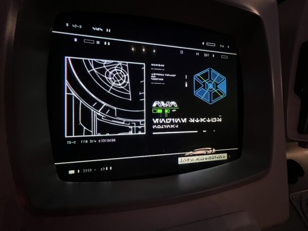 The graphics on the screens and the controls at the stations all have a great Stars Wars look and feel.