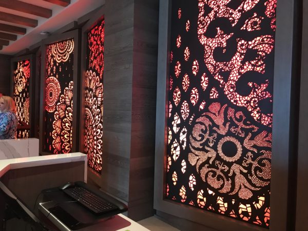 The tower has beautiful details everywhere.