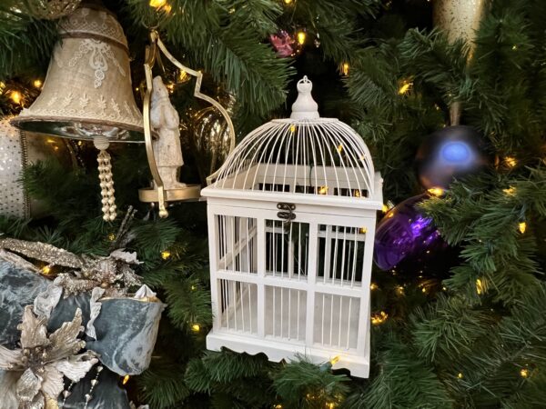 Bird cages were very popular in Victorian times.