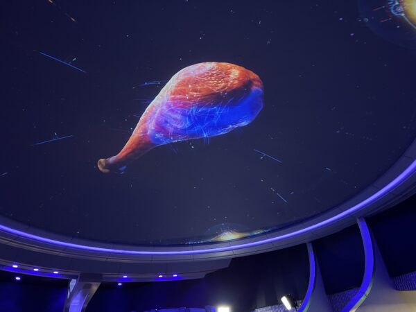 So many connections between our worlds - including turkey legs?!?!