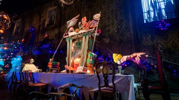 Haunted Mansion Gingerbread House at Disneyland Park. Photo credit © Disney Enterprises, Inc. All Rights Reserved