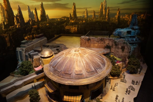 This concept model inside Walt Disney Presents gives us an idea of what the land will look like when it opens in August!