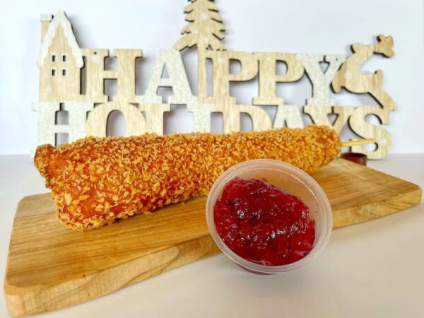 Holiday Corn Dog. Photo credit © Disney Enterprises, Inc. All Rights Reserved.
