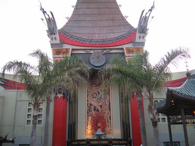The Chinese Theater fit the style and era of the park.