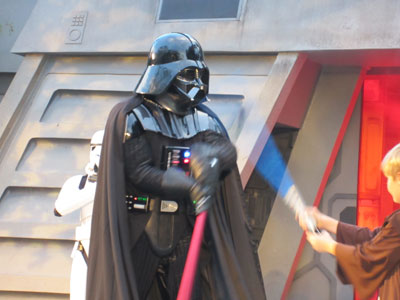 Sign up early to get your chance to fight Darth Vader.