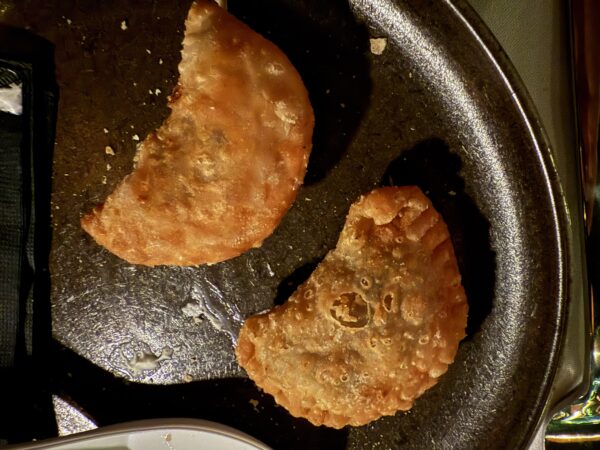 Empanadas in various flavors.