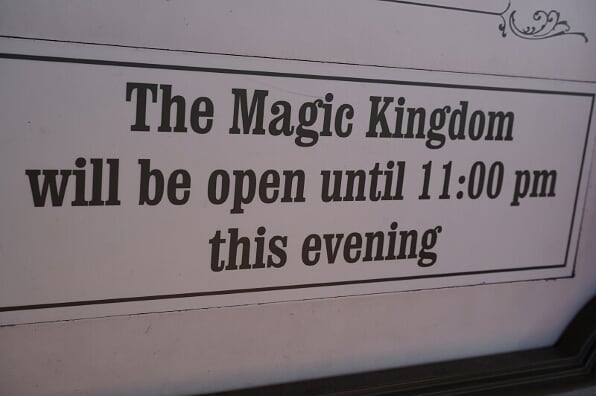Imagine being at the Magic Kingdom until 11 pm again!