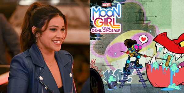 Marvel's Moon Girl and Devil Dinosaur. Photo Credit © Disney Enterprises, Inc. All Rights Reserved.