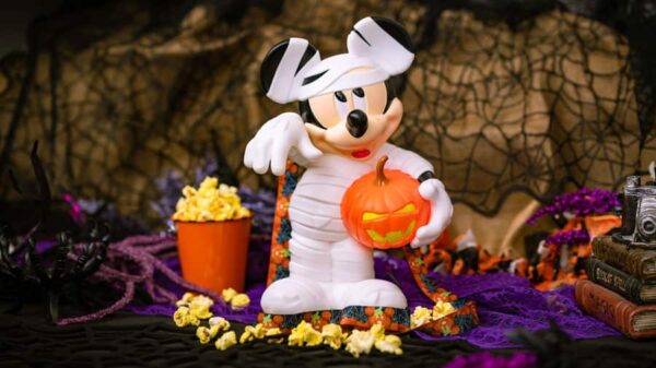 Glow-in-the-Dark Mickey Mummy Popcorn Bucket. Photo Credit © Disney Enterprises, Inc. All Rights Reserved.