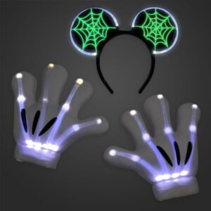 Mickey Mouse light-up skeleton costume accessory set for adults. Photo Credits © Disney Enterprises, Inc. All Rights Reserved.