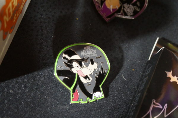 The Big Bad Wolf looks awfully scary on this trading pin!
