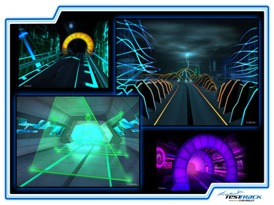 Test Track will combine a physical ride with the concept of a digital design. Photo credits (C) Disney Enterprises, Inc. All Rights Reserved