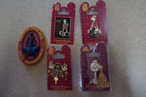 Win four Tower of Terror Pins and a Magnet.