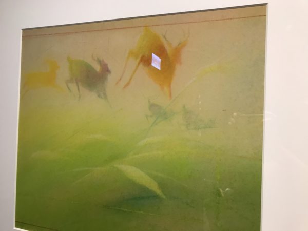 “Bambi” (1942). Concept art for the film. These high concept pieces represent more of the mood the film makers were after than actual compositional ideas for the final film.