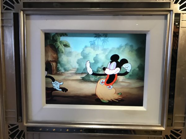 “Hawaiian Holiday” (1937). Concept sketches created for the Disney short. These sketches represent character studies designed to explore poses and concepts for the Disney animated short.